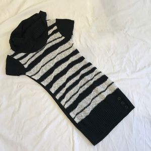 Sweater Dress Black/White Size Large